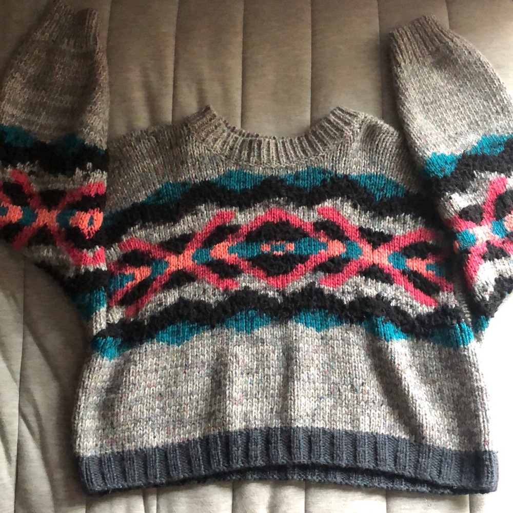 Free People sweater.